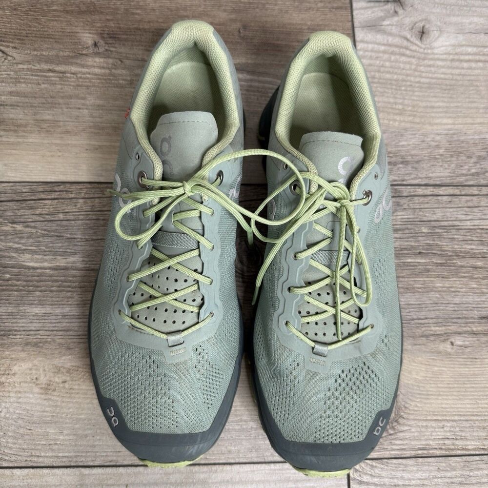 ON CLOUDVENTURE Running Shoes Sneaker Green Gray Women’s Size 10 Cloudtec - Picture 9 of 9